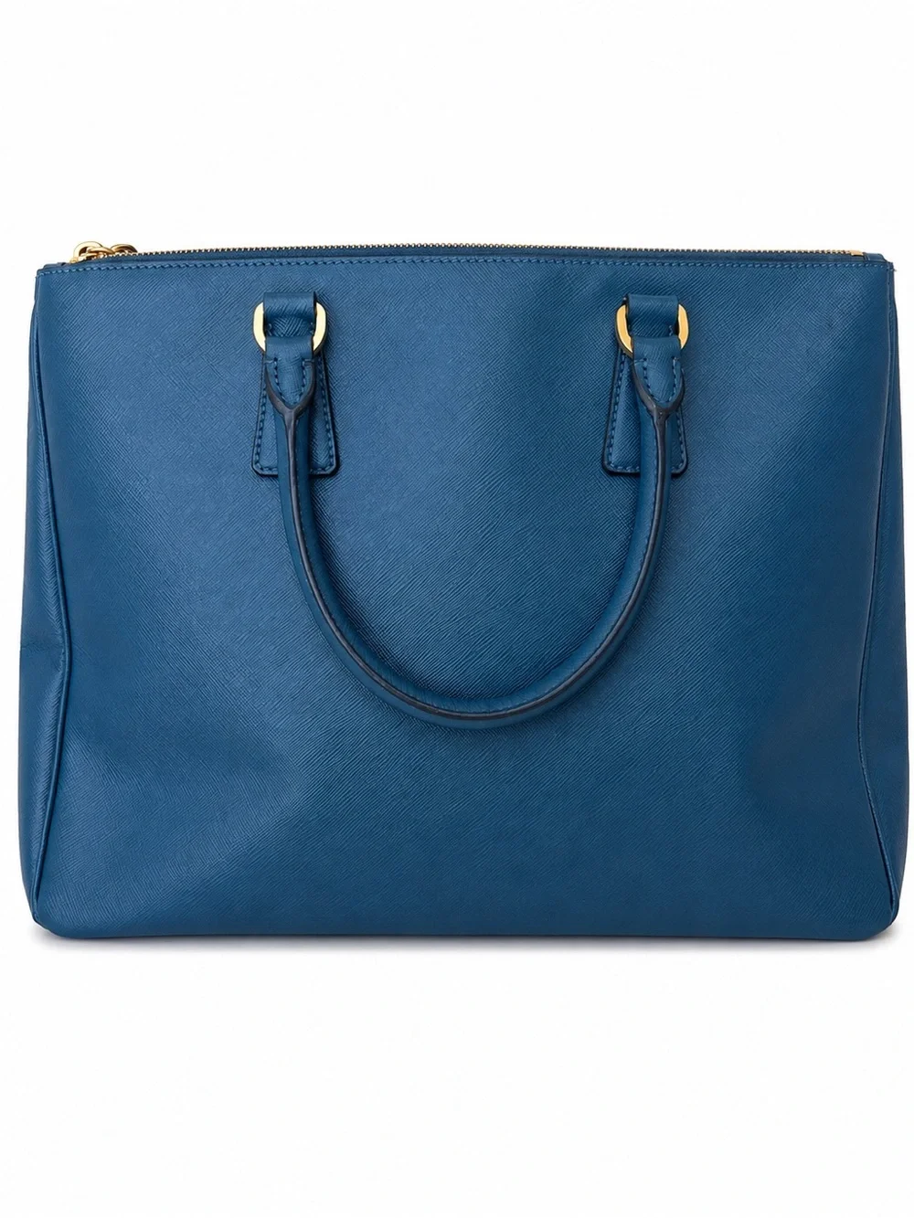 Prada Large Saffiano Leather Tote with Gold Hardware